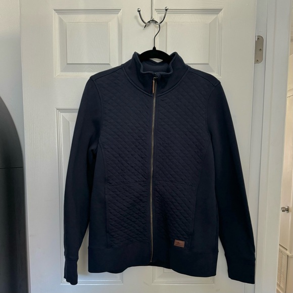 L.L. Bean Women’s Quilted Full-Zip Sweatshirt - Picture 1 of 4